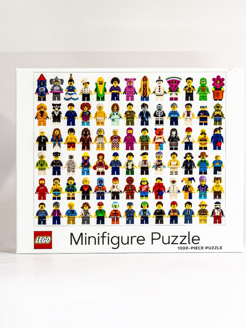 LEGO Minifigure 1000 piece puzzle by Chronicle Books